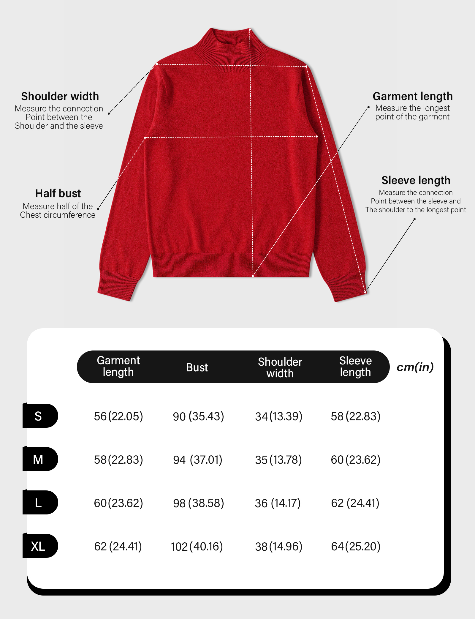 TOWNKANA High-end Customization 100% Cashmere Turtleneck Round Neck Casual Winter Knitted Women's Tight-fitting Sweater