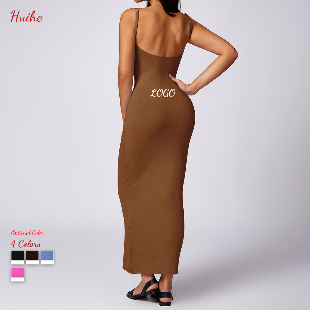 HUIHE Wholesale Women Sleeveless Dress Sexy Elegant Evening Women's Dresses Casual Clothing