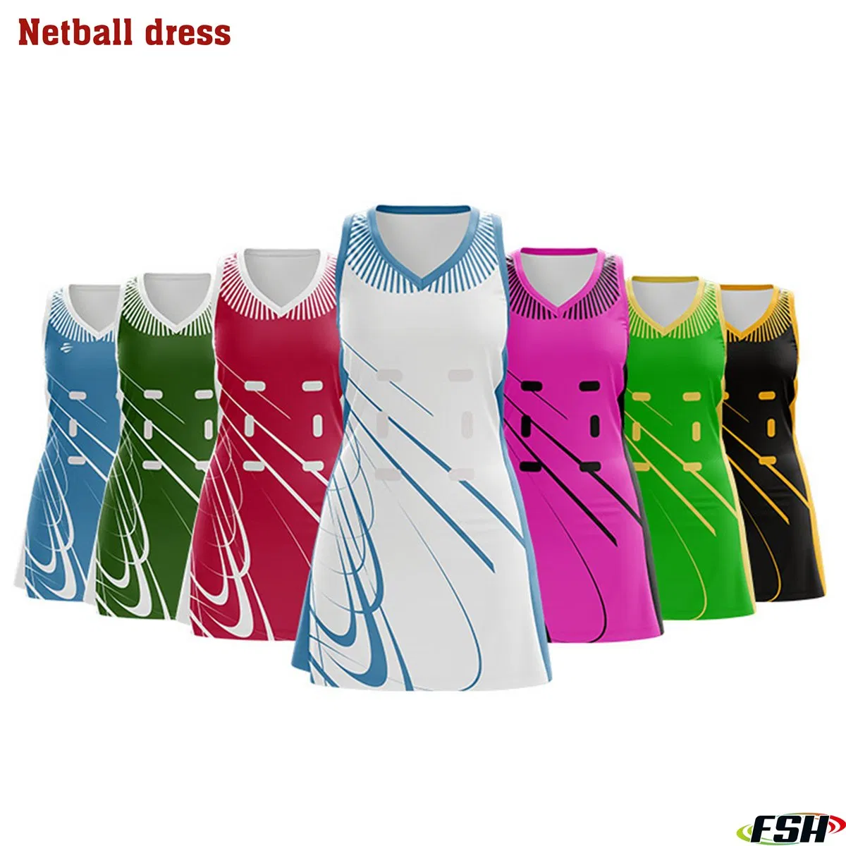 Hot Sale Custom Fitness Netball Dress Wholesale