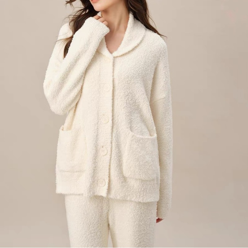 Knit Casual Women Pajamas Soft Ladies Homewear 2 PCS Women Sleepwear.