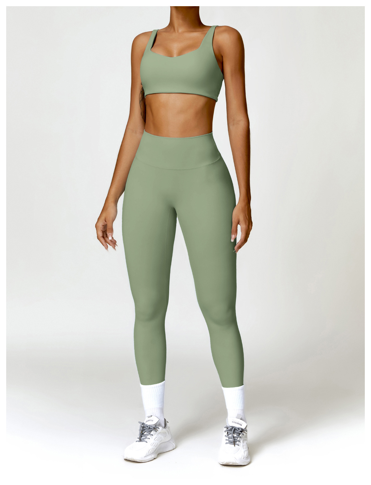 Knitted Seamless Yoga Wear
