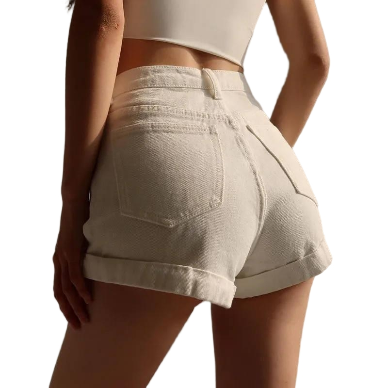 Custom Fashionable Women's High-Waisted Summer Denim Short Sexy Women's Denim Shorts Women Casual Jeans Shorts