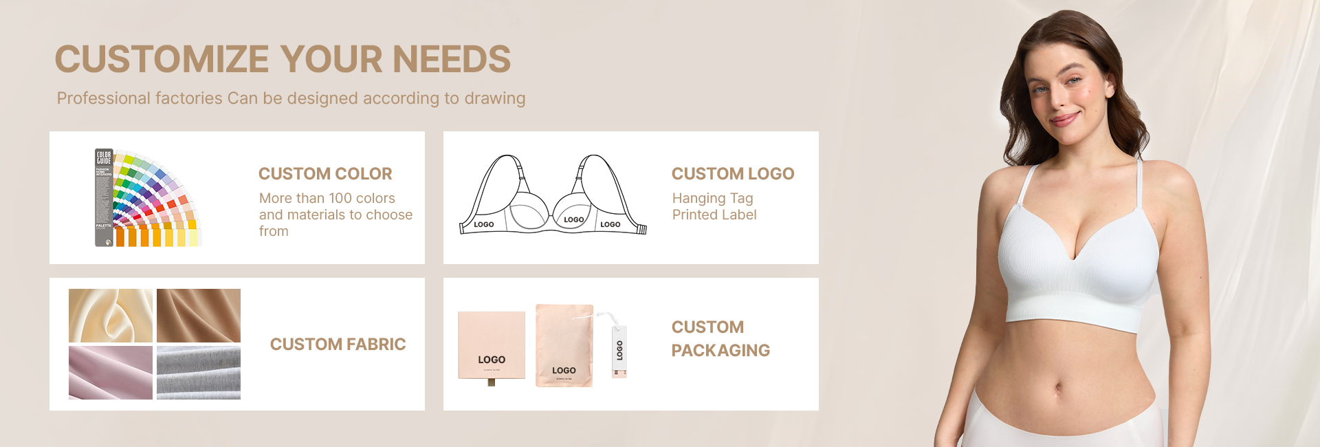 Wholesale Seamless Shaping Bra