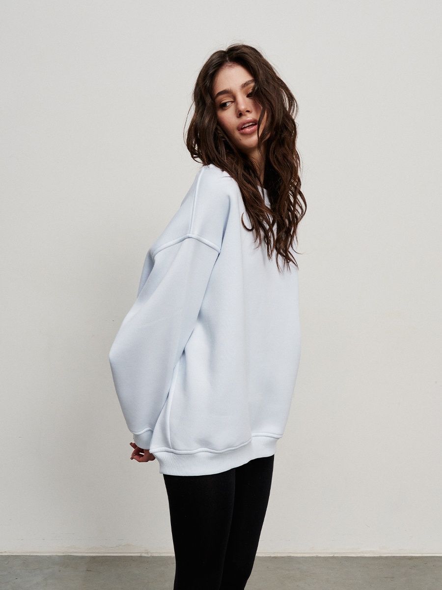 Women's Hoodies Sweatshirts Autumn New Street Style Oversize Fleece Pullover Sweater Solid Loose Oversized Hoodie