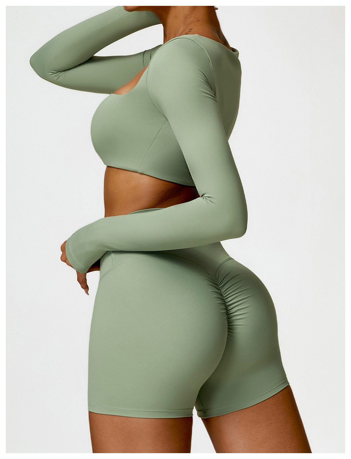 Ribbed Seamless Leggings Set