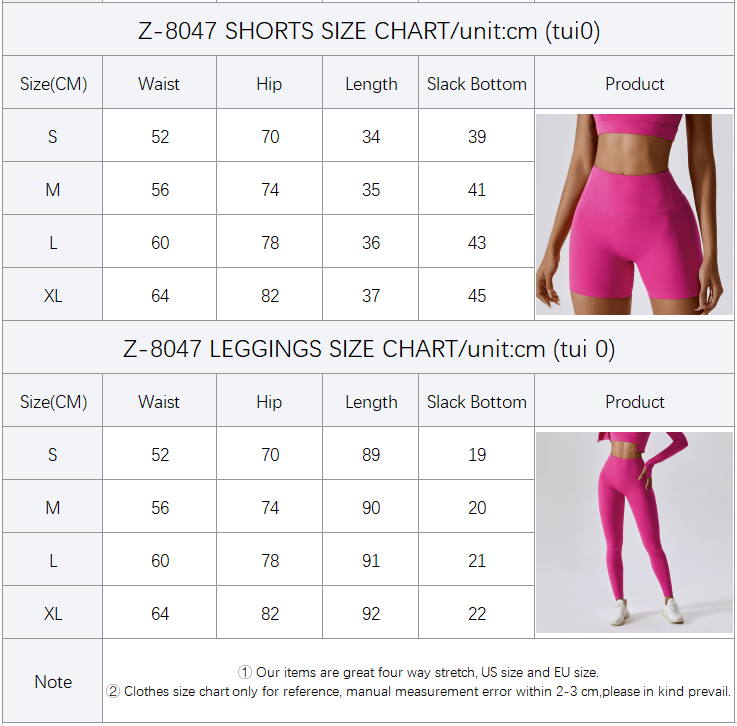 Size Chart 2