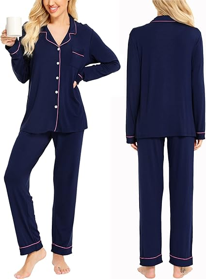 Women Soft Nightwear Pajamas Set