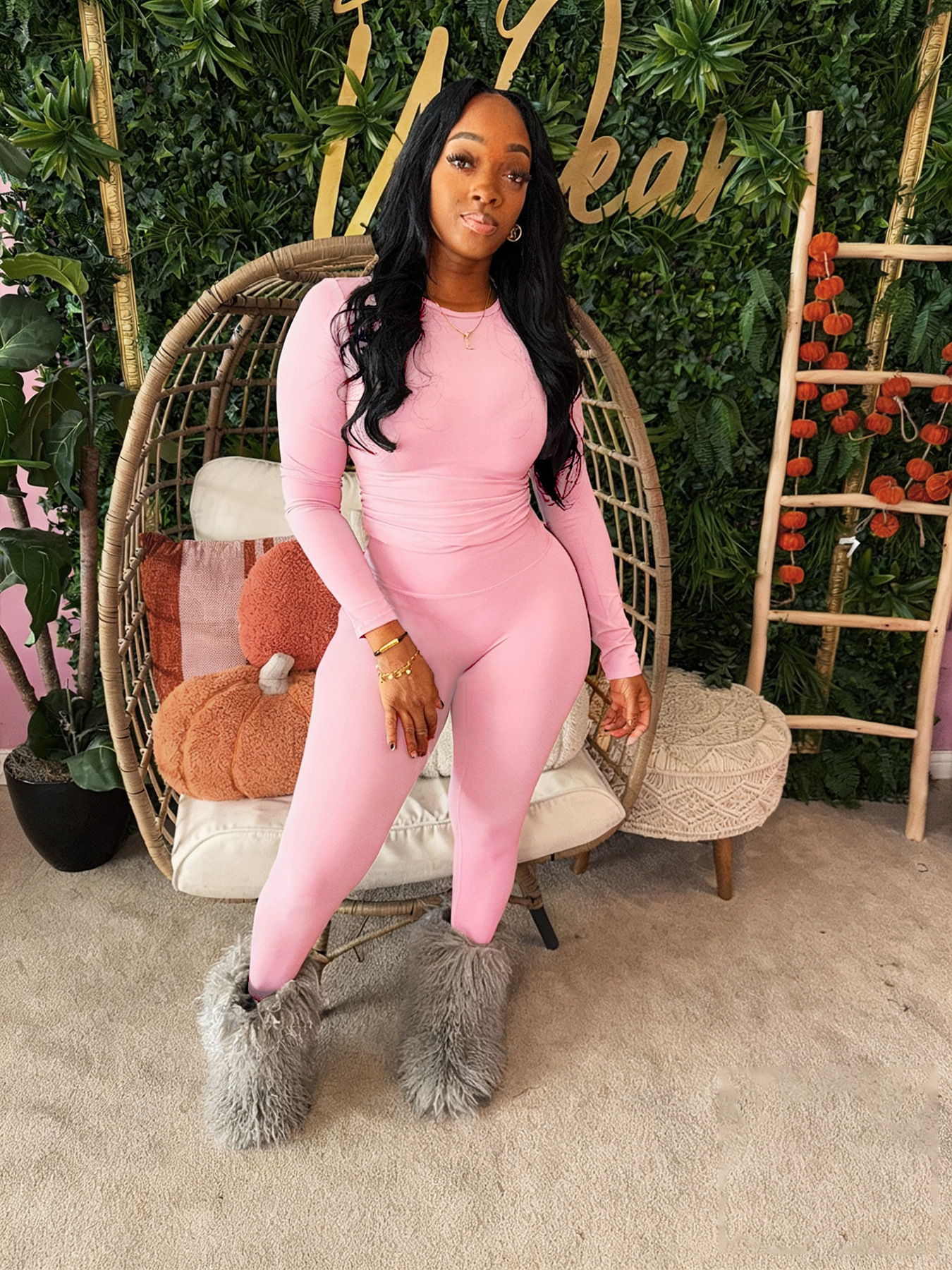 Custom 2026 Autumn Winter Women Set Casual Sexy Clothing Long Sleeves Shirts Legging Loungewear Women 2 Piece Pant Lounge Set