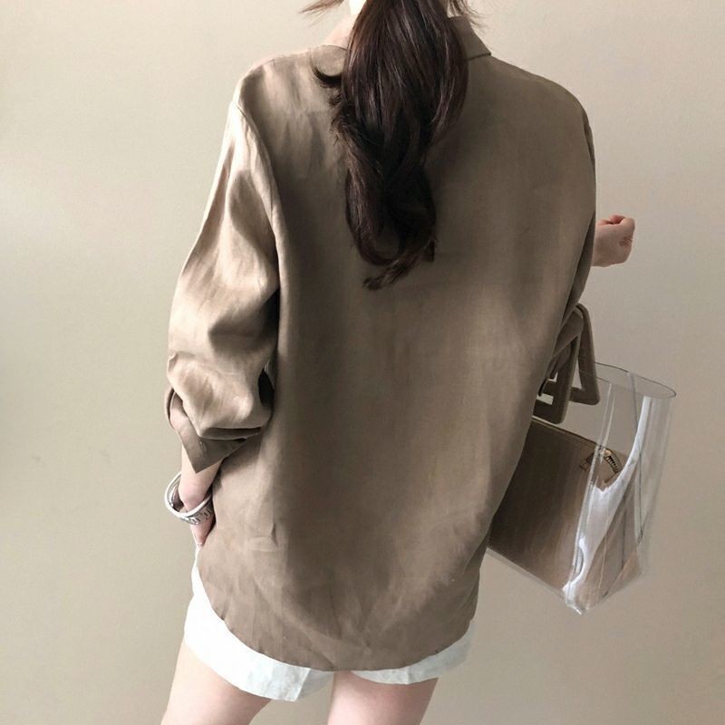 Wholesale White Shirts for Women Manufacturer Different Sizes T-Shirt Damen Linen Women's Blouses &amp; Shirts