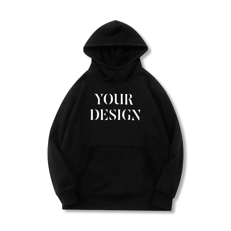 Custom 500 Gsm 100% Cotton Fabric Womens Hoodies Customize Blank Casual Hoodie With Hood Printing logo for Unisex Hoodies
