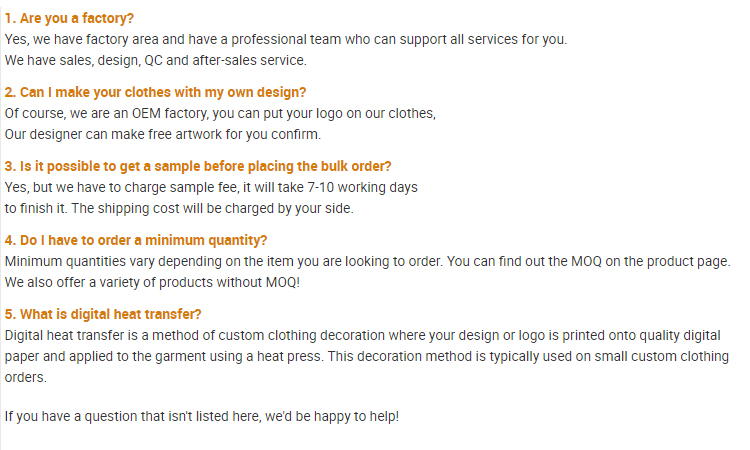 Frequently Asked Questions Overview