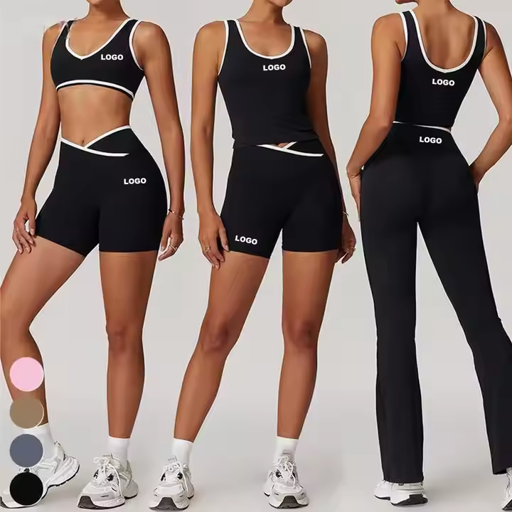 Women's Sports Wear Gym Fitness Yoga Sets Fitness Clothing Activewear Sets Women Sportswear V Waist Workout Clothes for Women