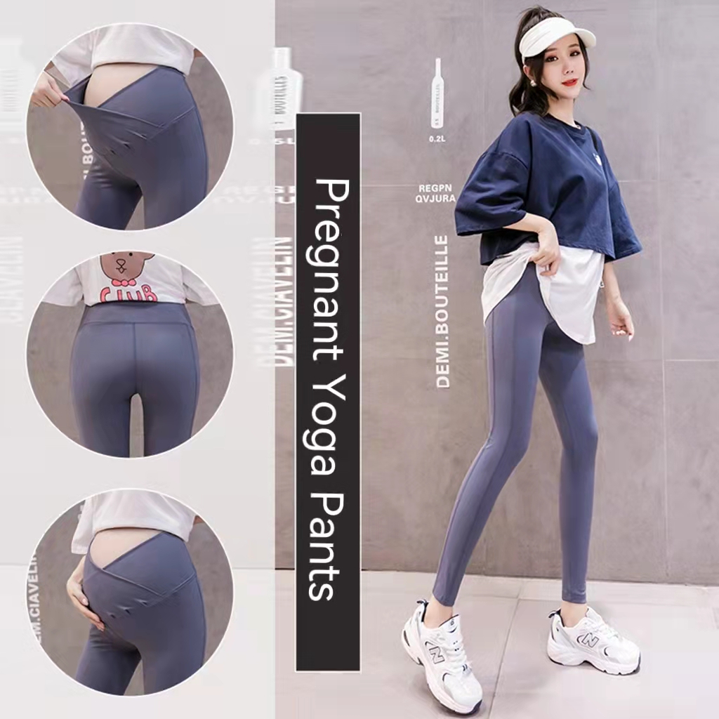 Hot Sale Pregnancy Gym Fitness Pregnant Yoga Leggings Stretchy Maternity Adjustable Pants for Women
