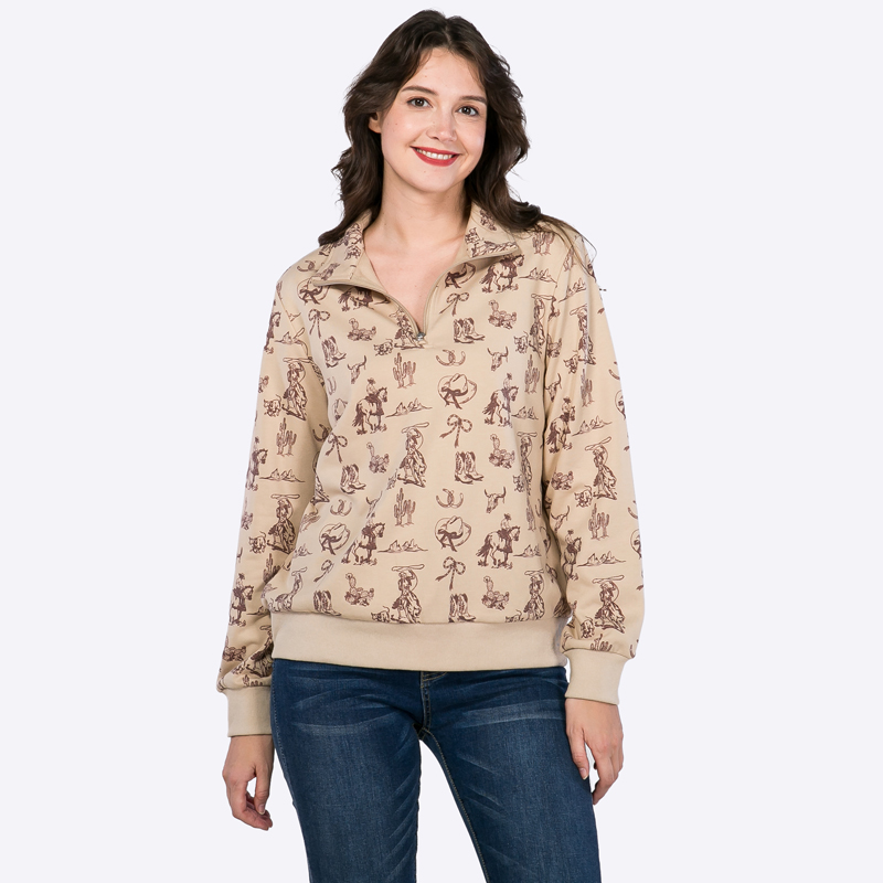Custom logo Wholesale Women's Vintage Graphic Cotton Streetwear Spider Oversized Heavyweight Designer Hoodie Manufacturers