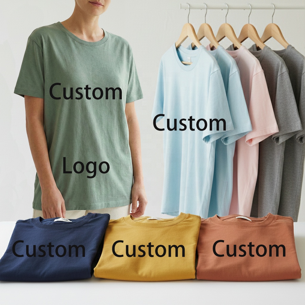 High Quality Custom logo Women's T-shirts Large Size, Soft Material Summer T-shirt for Women, Customized Logo