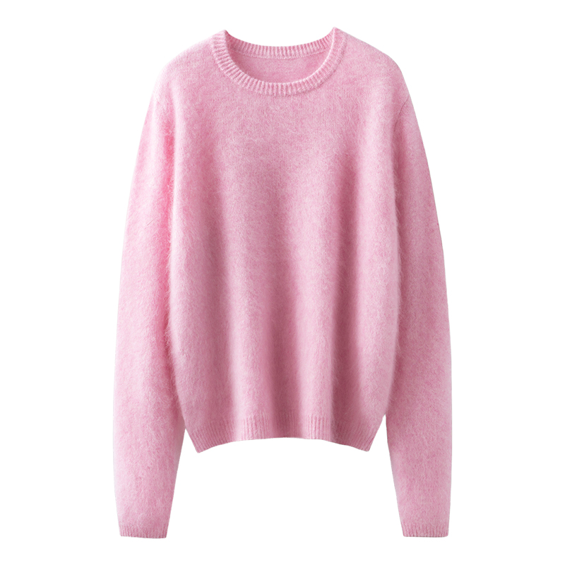 Luxury 100% Pure Cashmere XS Women's Knit Pullover Ultra Soft Thermal Base Layer Bow Collar Casual Autumn Winter Sweater