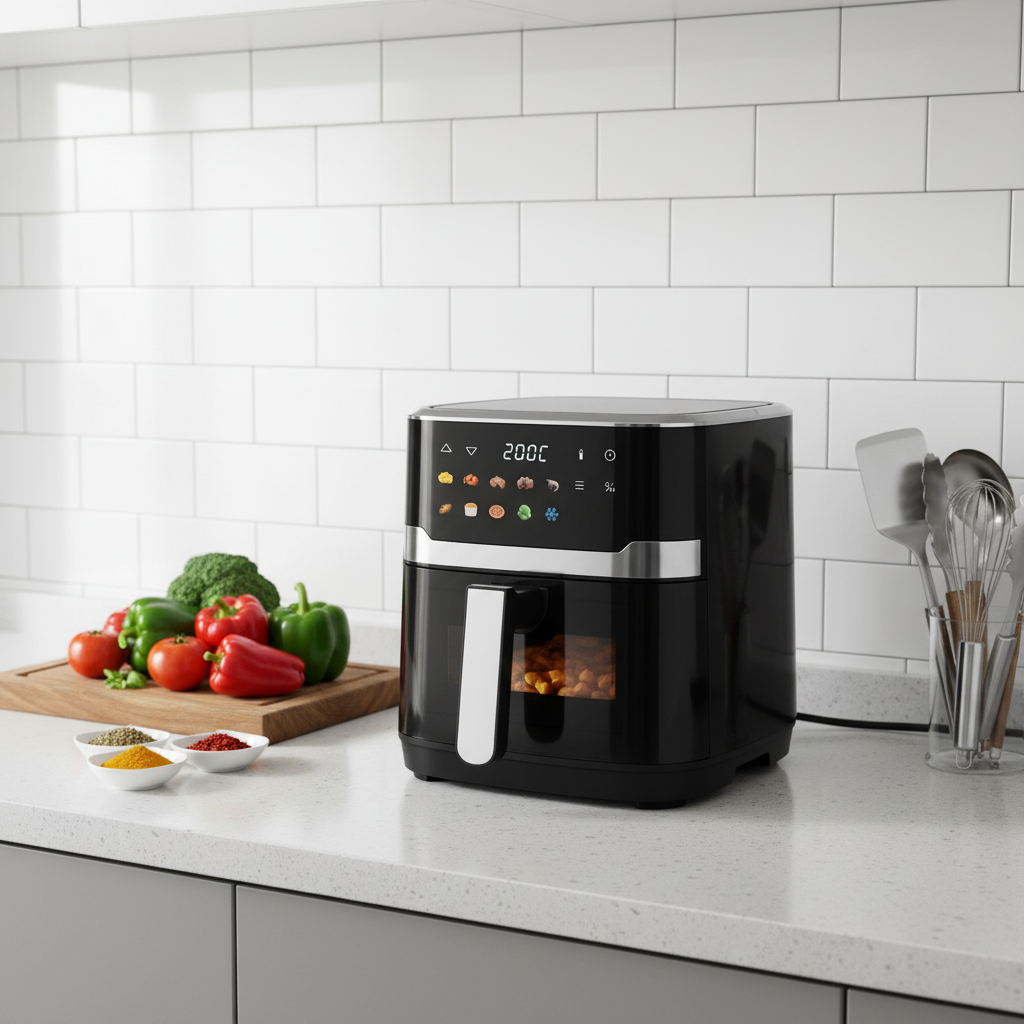 New Color Screen Digital Control 6.5 Liter Kitchen Appliances Cookware Air Fryer Oil-Free Healthy Cooking Best Quality