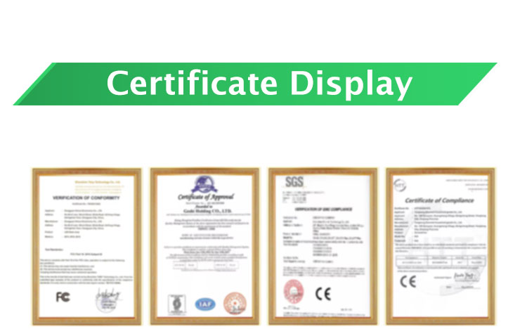 Certificates
