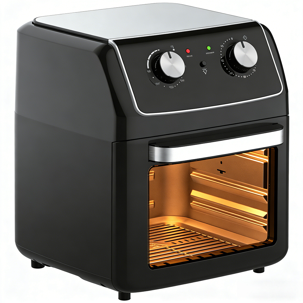 Hot Selling 8L Air Fryer Knob Control Electric Large Capacity Oil Fee Air Fryer With a Display Window 1300W Fast Delivery