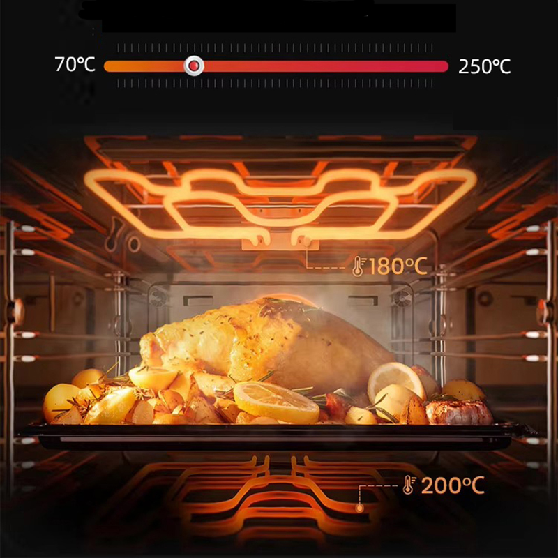 Factory Price 50L Electric Oven Stainless Steel Air Fryer Oven Electric Pizza Oven for Baking
