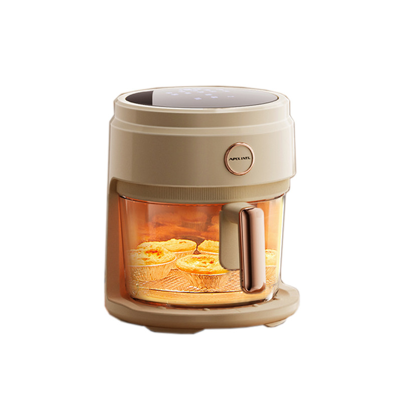 Apixintl 4L Air Fryer Glass Household New Visual Multifunction 2024 Smart Electric