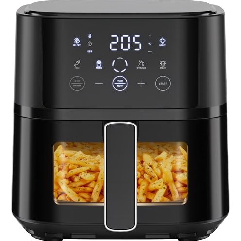 Air Fryer 8 Litres Desktop Touch Screen Double-layer Frying Basket Big Multipurpose Digital air Fryer Oven Aire Fryer for Home