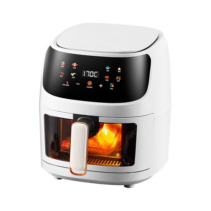 Custom Logo Manufacturer Home Kitchen Easy Cooking Nonstick 8l Smart Electric Digital Touch Screen Air Fryer