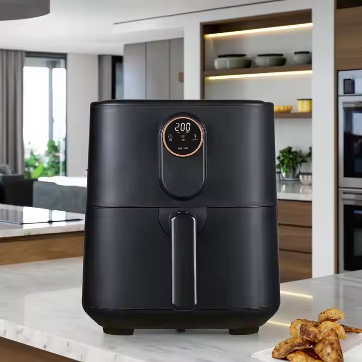 7L Large Capacity 1700W Digital LCD Touch Screen Air Fryer Intelligent Electric Efficient Cooking for Home and Hotel Use