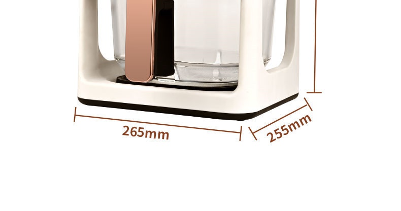 Modern Square Air Fryer 8L Large Capacity Glass Viewing Window Fully Automatic Multi-Functional Household Hotel Use Touch 1 Year