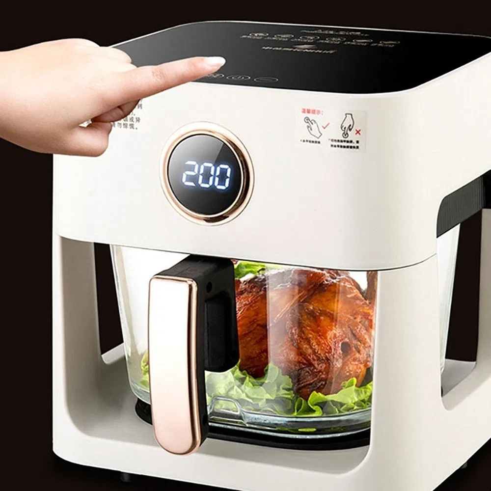 Zd-06 Rotisserie Kit Compatible Electric Digital Oil Free Air Fryer for Whole Chicken