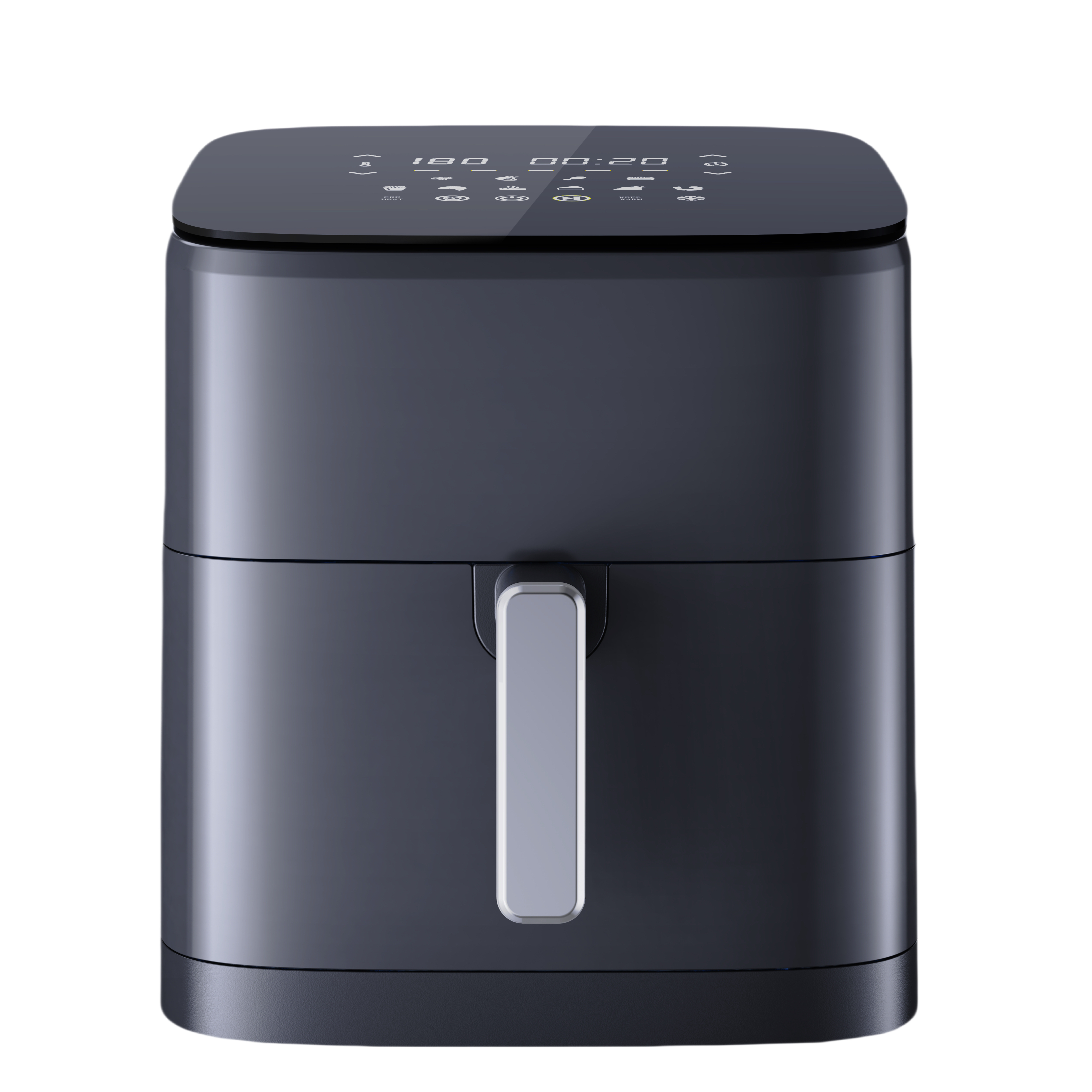 New Design Modern 1700W Touch Screen Plastic Cooking Fryer 8.5L Digital Single Basket Electric Deep Fryer Household Air Fryer