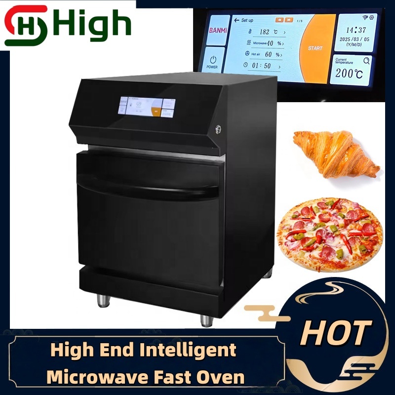 Microcomputer Temperature Control High Speed Oven As Microwave Proofer air Fryer for Lamb Chop Fish Fillet Cooking Equipment