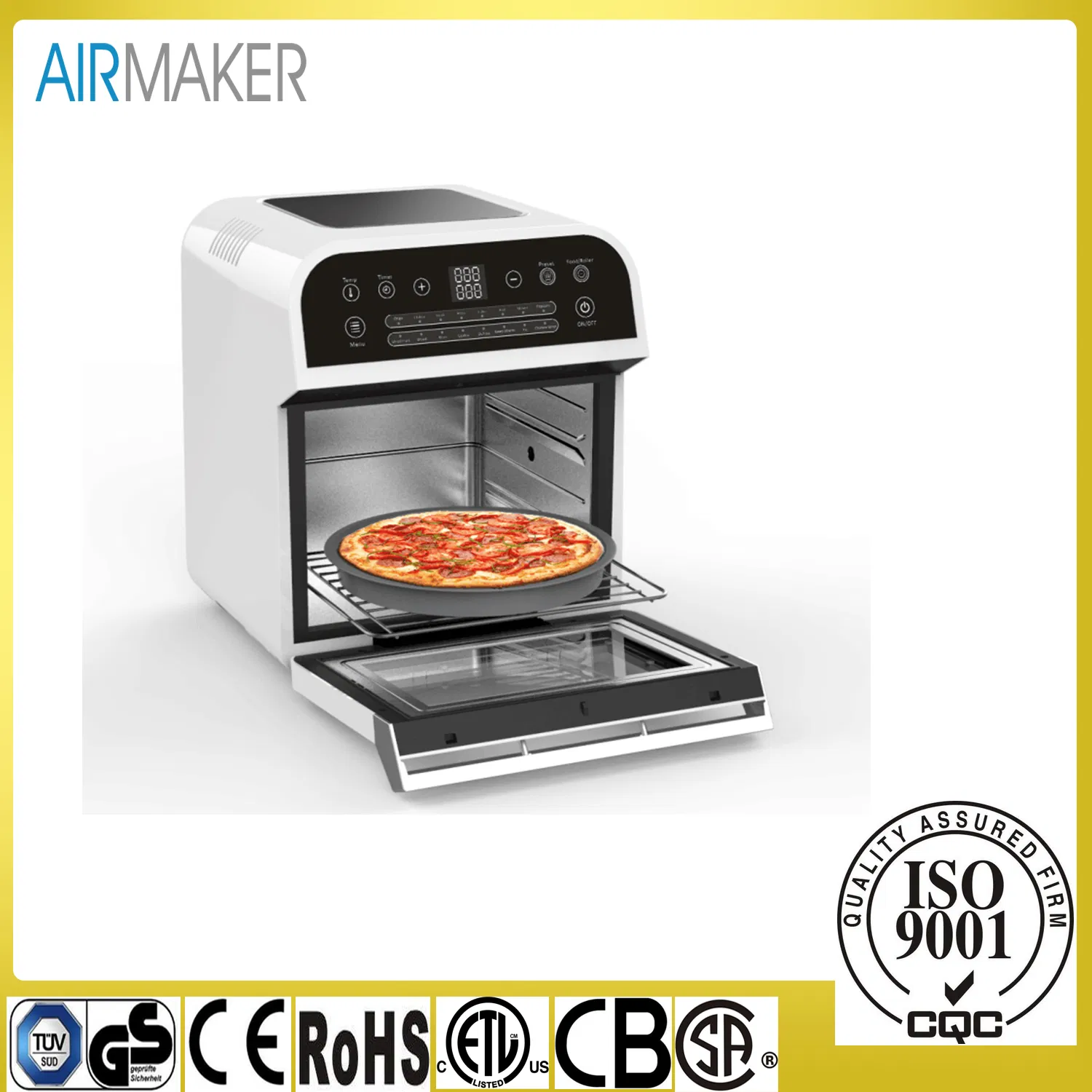 2024 New Designed Air Fryer Convection Toaster Oven with Rotisserie