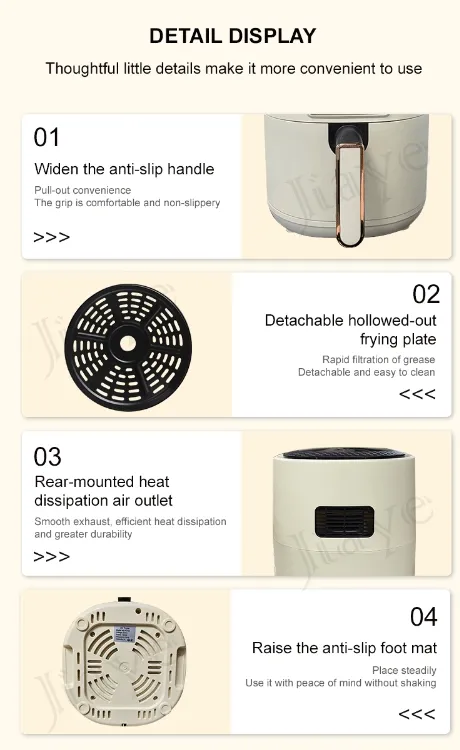 High Quality Visual Smart Intelligent No Oil Digital Air Fryer