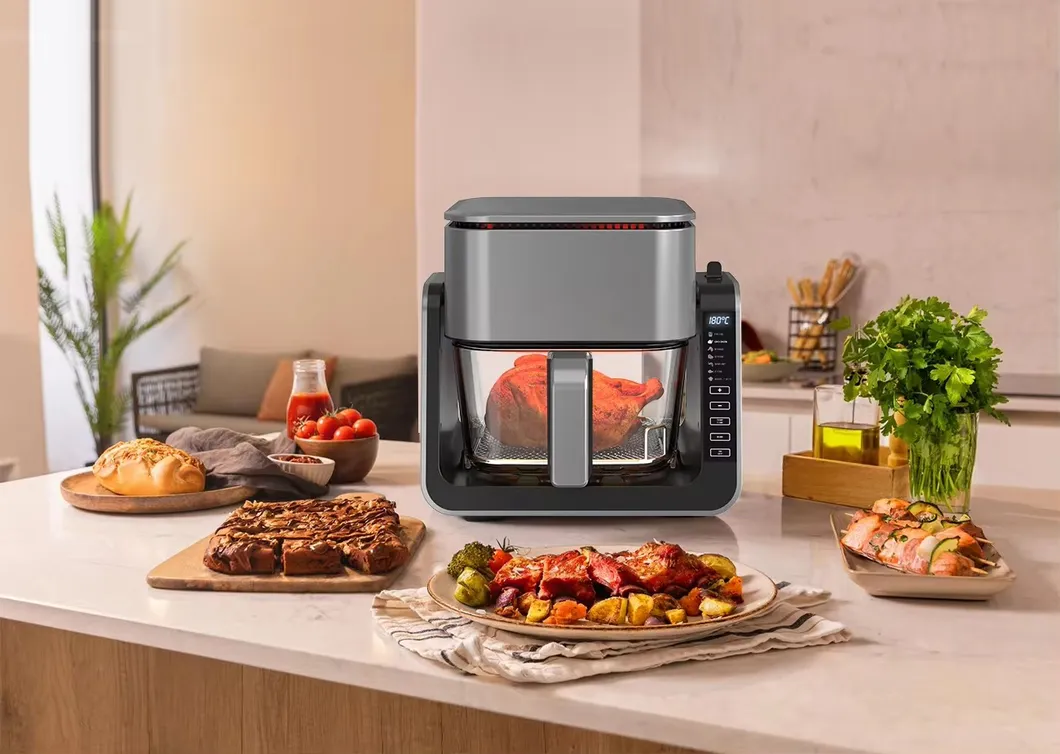 4L Glass Commercial Electric Air Fryer for Cooking