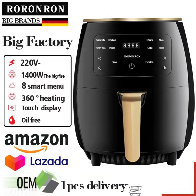 Digital Air Fryer Air Cooker Fryer 5L Air Fryer Electric Air Fryer Air Turkey Fryer No Oil Air Fryer Silver Crest Air Fryer 6L Commercial Air Fryer Stock Price