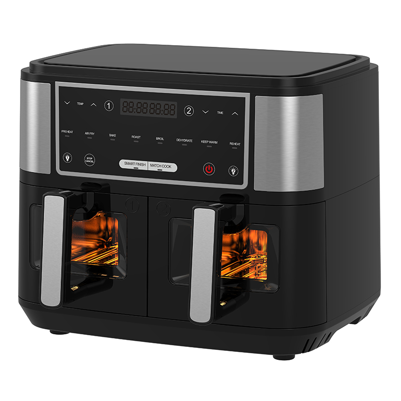 Dual Air Fryer Controls