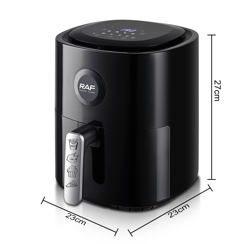 RAF New 4L Mobile Phone App Control Smart WiFi Air Fryer Oven Fryer Oil Free Electric Digital Air Fryer