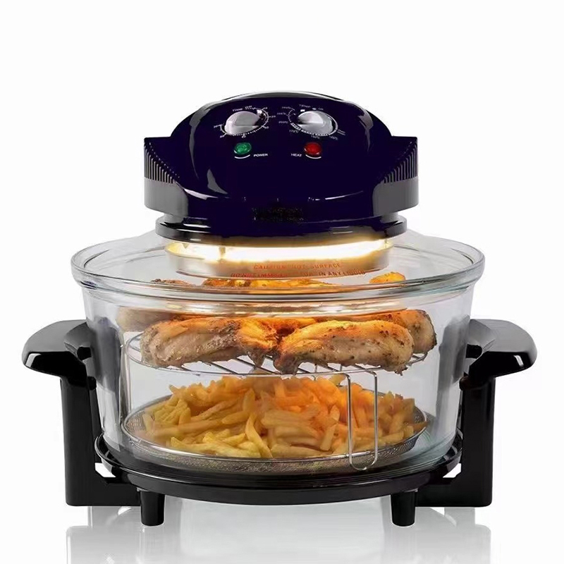 12L Mechanical Control Single Pot Home Air Fryer Manual Deep Fryer Without Oil with Viewable Window KA33001