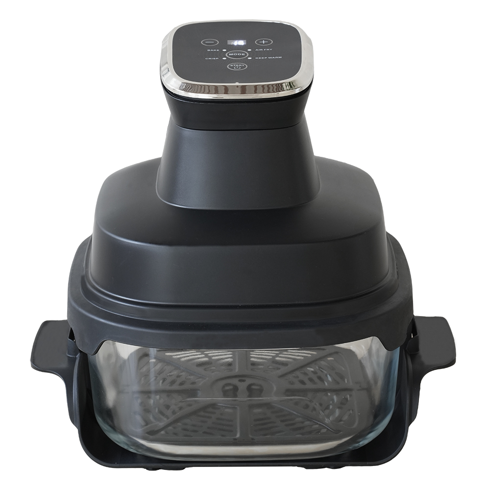 Anbolife Visible Glass Pot Air Fryer Factory air Fryer 4L Healthy Oil Free Glass Pot Air Fryer Oven