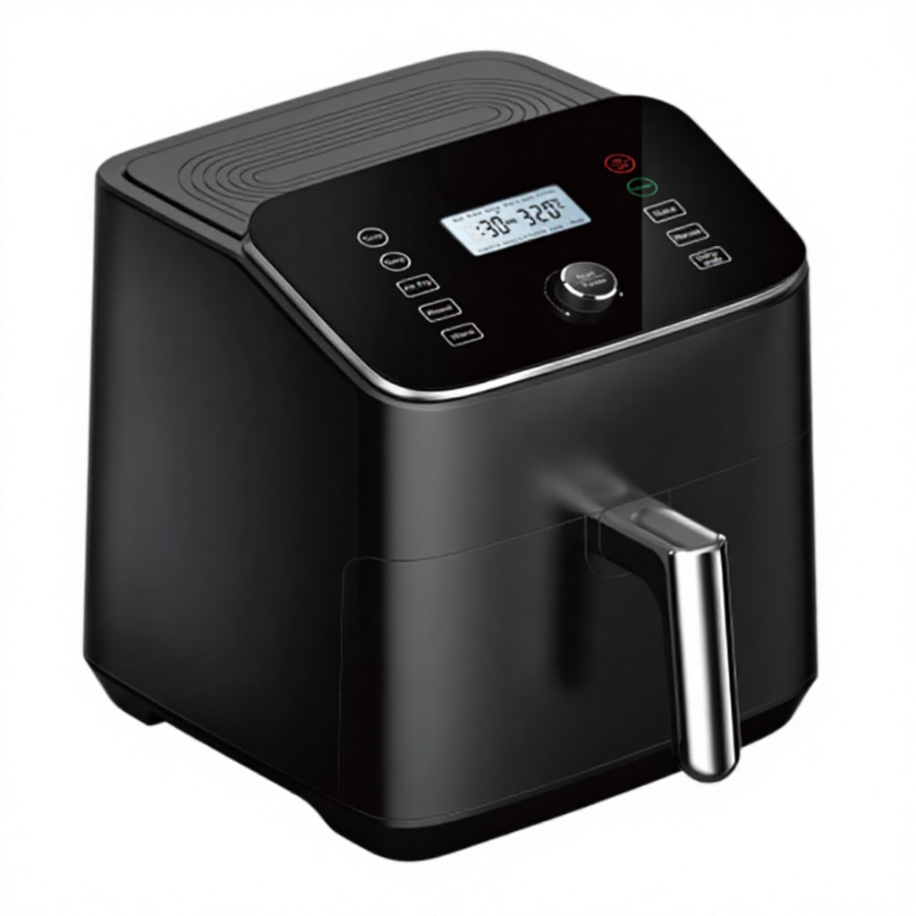 6L Commercial &amp; Home Use Air Fryer, Multifunctional Roast/Bake/Grill/Reheat, Energy Efficient, Compact Design, CE/RoHS Certified
