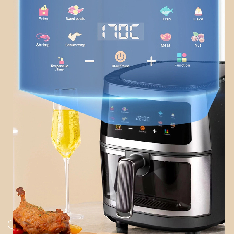 Stainless Steel 4.5L 6L 8L 15L Consumer Reports Best Hot Rack Without Oil As Seen As Silver crest Air Fryer Without Oil
