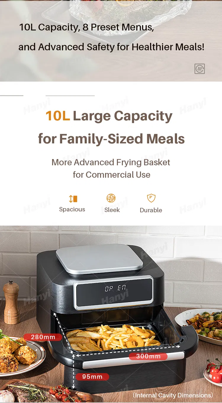 China 10L 2100W Commercial Electric Air Fryer for Home