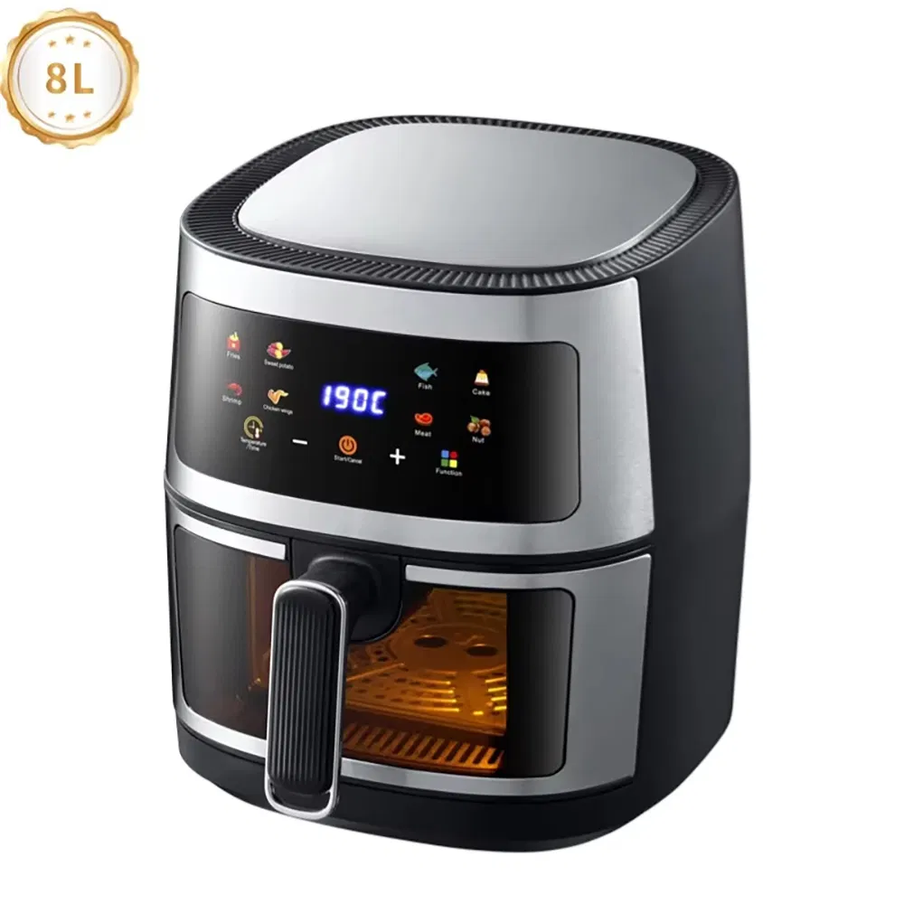 Commercial Grade 360° Hot Air Fryer with Rapid Heating Technology Multifunctional Digital Air Fryer+ Rotisserie Specification Sheet 1