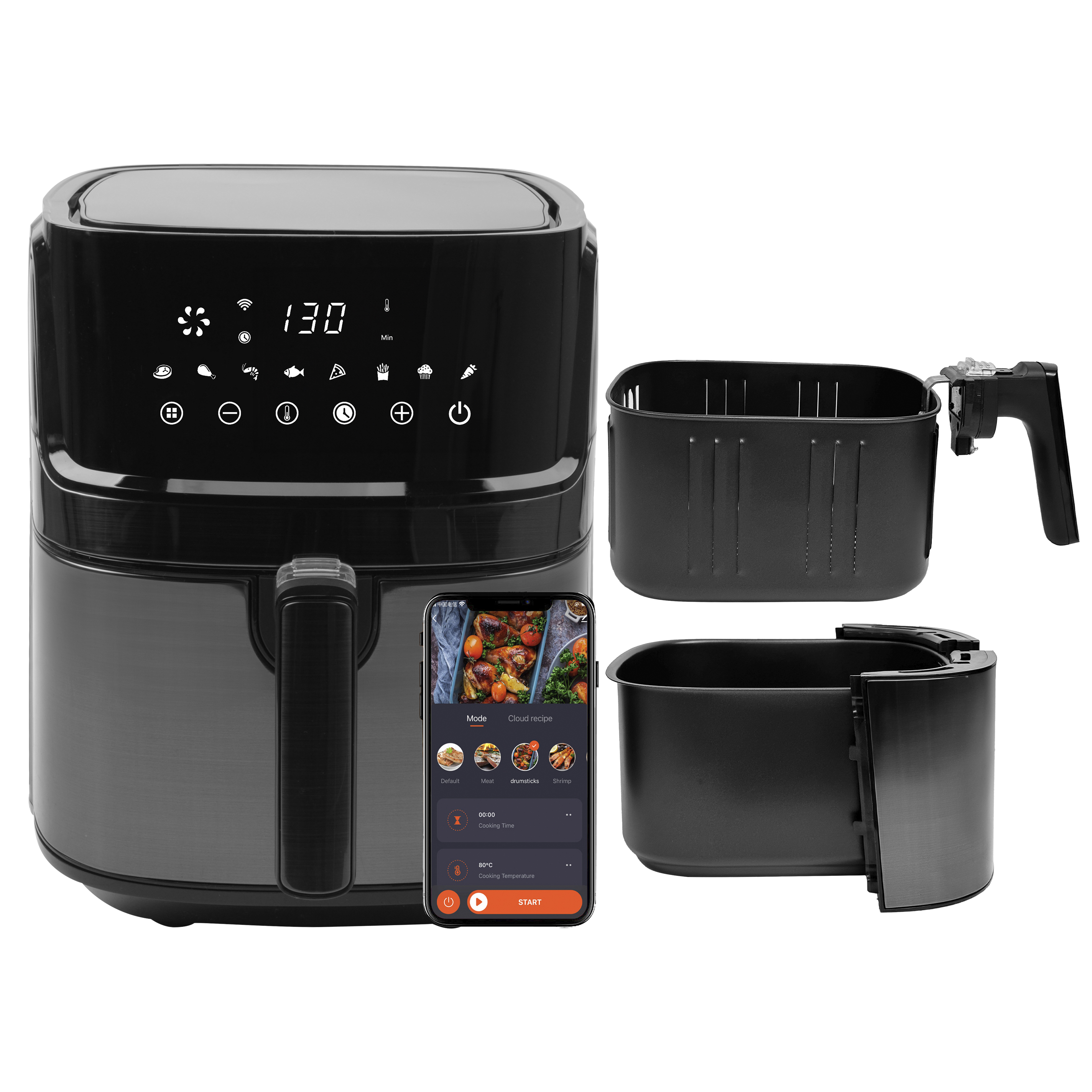 Air Fryer Model Display 8