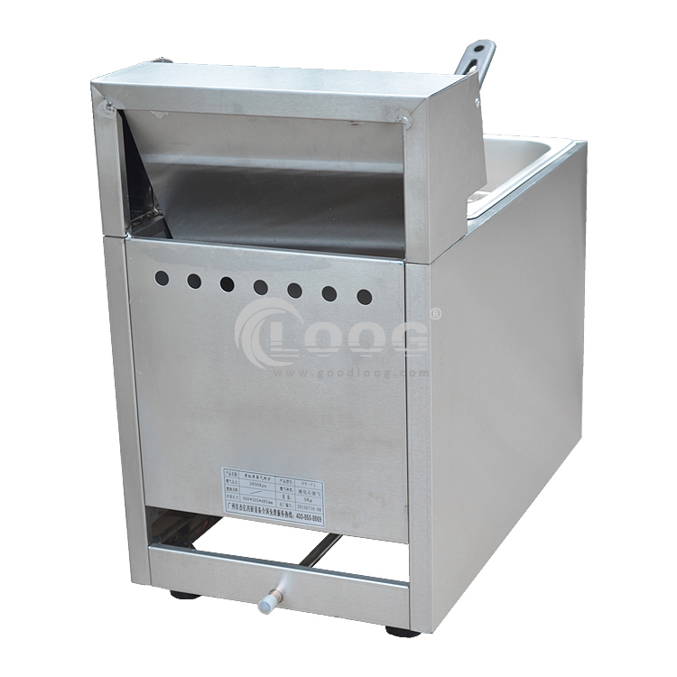 Ce Approved 2800PA Gas French Fries Fryer Commercial Stainless Steel Countertop LPG Gas Fryer Deep Fryer Best Commercial Deep Fryer
