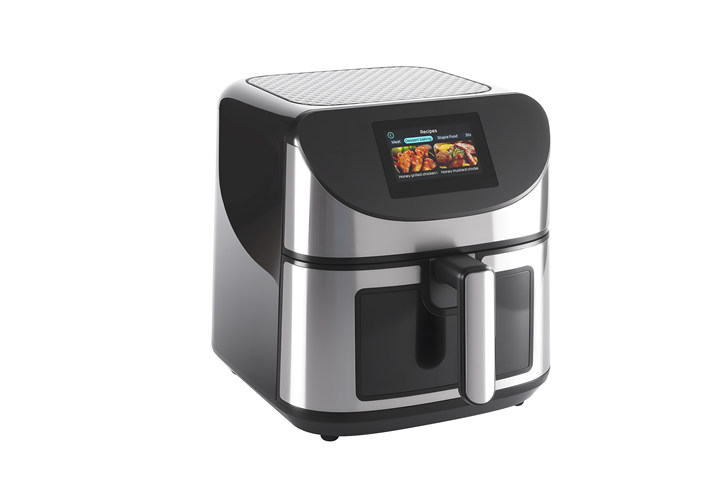 2026 New Design Factory Air Fryer TFT Display Wifi 6L/8L Smart Touch Screen With Window Nonstick Deep Air Fryer Electric Fryer