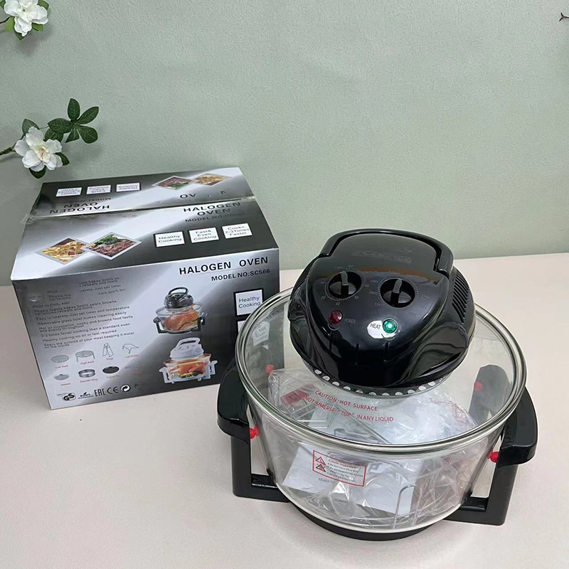 12L Mechanical Control Single Pot Home Air Fryer Manual Deep Fryer Without Oil with Viewable Window KA33001
