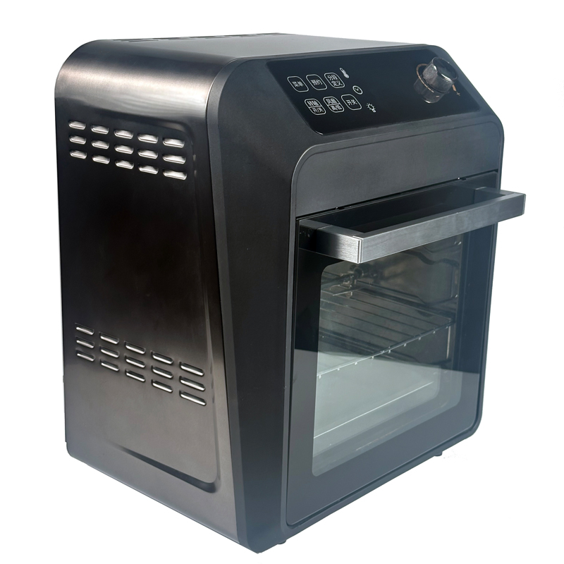Kitchenware Family Size Air Fryer Oven1600W High Power with Rotisserie Spit &amp; Double-Layer Window Electric Oven