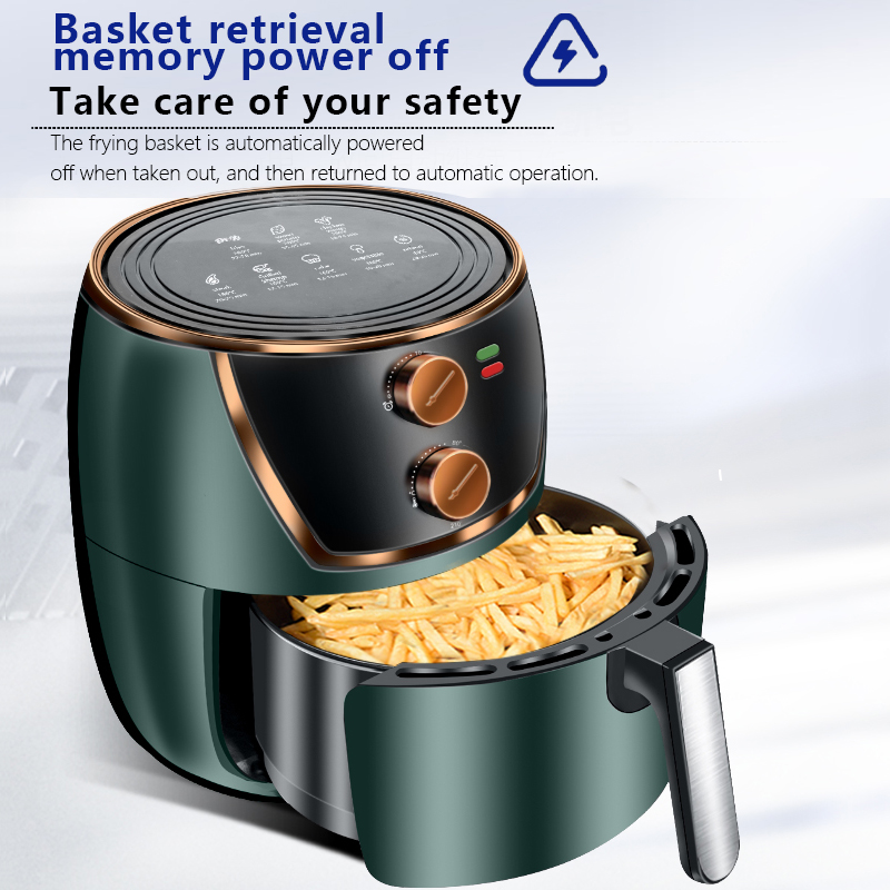 Professional Wholesale Household Kitchenware High Quality air Fryer 2023 Latest 6L Electric air Fryer Oven